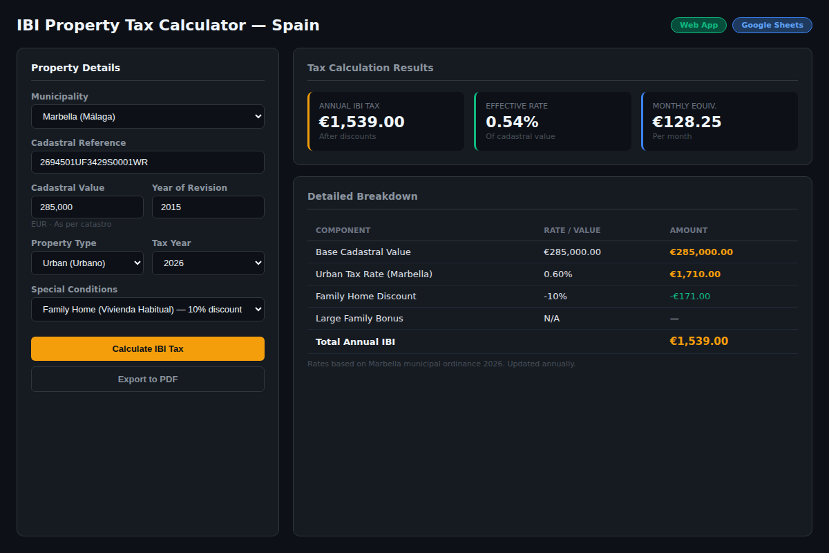 ibi-calculator